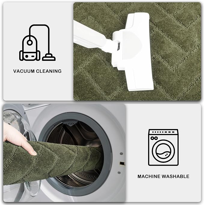 PURRUGS Dirt Trapping Door Mat 24" x 84", Non-Slip Machine Washable Entry Rug - Image 7