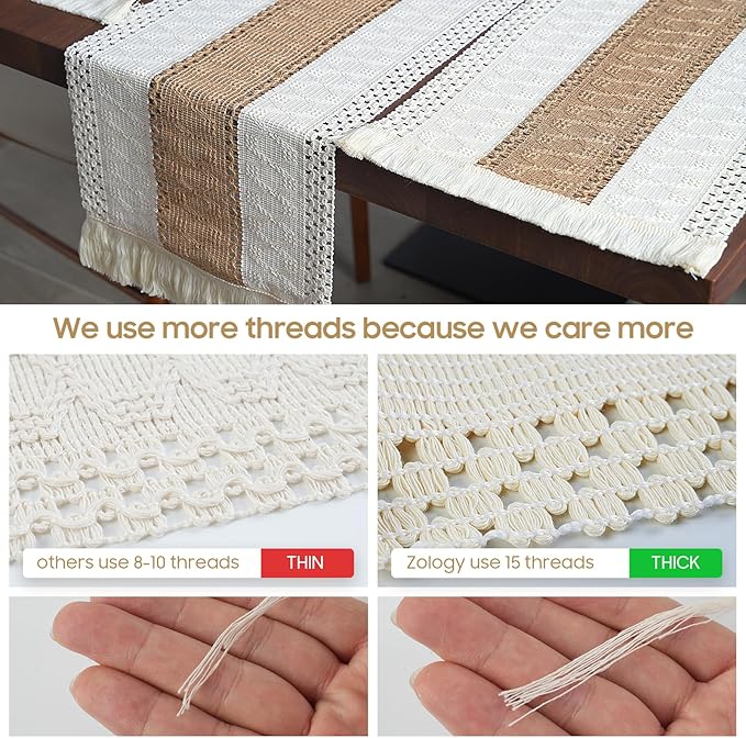 Placemats Set of 6 w/Charger Plates Table Mats Table Runner & Napkin Rings | - Image 4