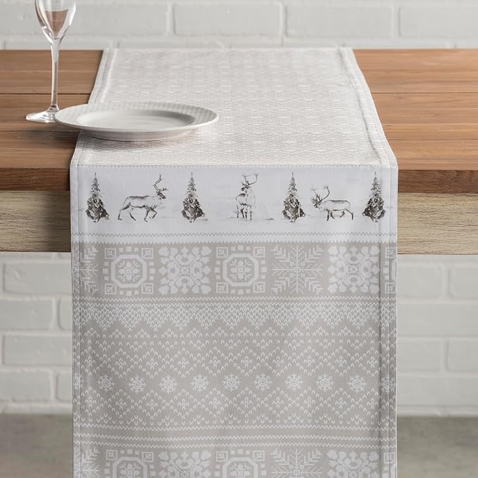 Maison d' Hermine Table Runner 100% Cotton 14.50" x 108" | Table Runners 108 - Image 8