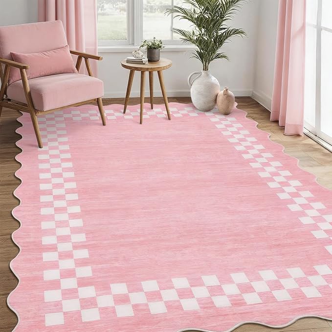 GarveeHome Area Rug 6x9 Large Living Room Modern Border Throw Rug - Image 9