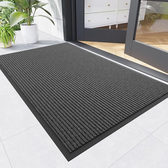 Front Door Mat, Commercial Door Mats Entrance, Low Profile Welcome Mats Non-Slip by NatureiFrontDoorMat
