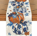 Artoid Mode 210 GSM Fall Table Runner 13x48 Inch Home Party Decor | Pumpkins by ArtoidMode