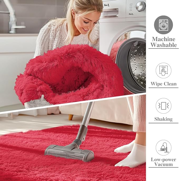 OLANLY 9x12 Machine Washable Large Area Rugs - Image 2
