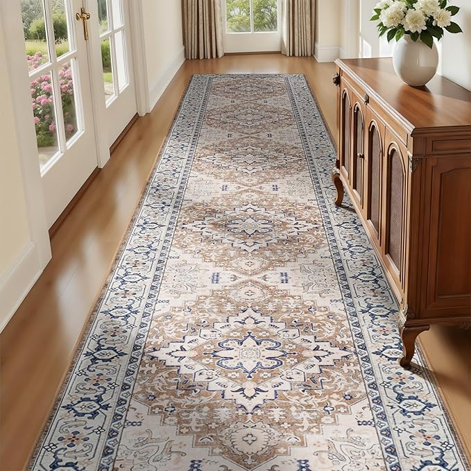 Lofus 2'6"x10' Runner Rug for Hallways, Washable Kitchen Rugs, Non-Slip Rugs by Lofus