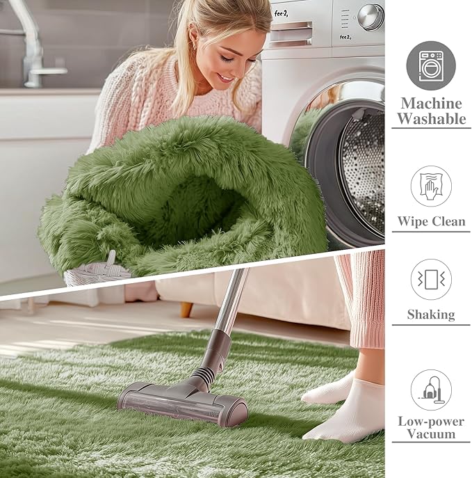 OLANLY 2x4 Machine Washable Runner Rugs - Image 2