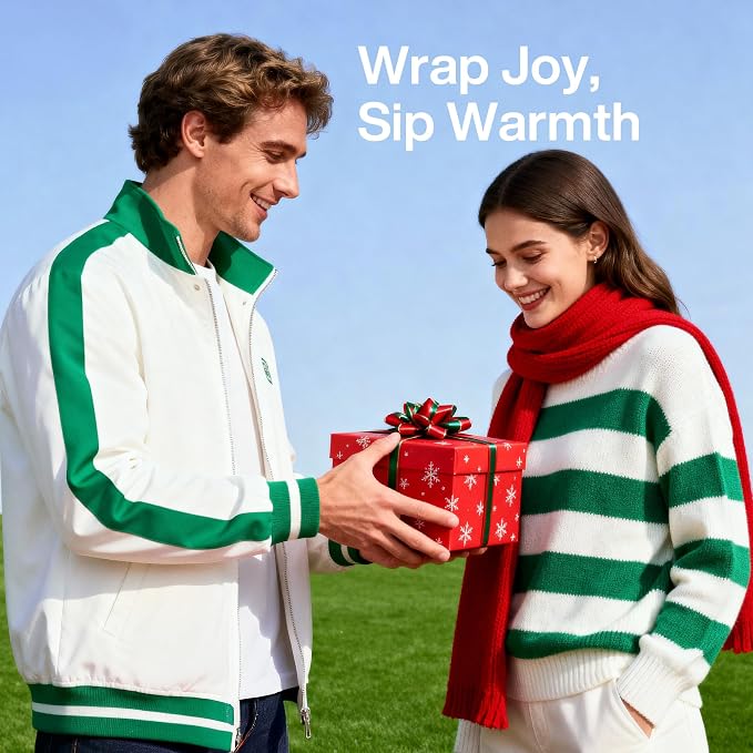 ENCOOL Christmas Insulated Water Bottle - Image 8
