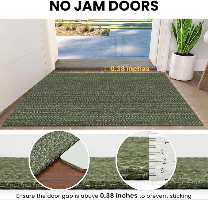 IOHOUZE Washable Runner Rug 2x6 Non Slip Runners - Image 2