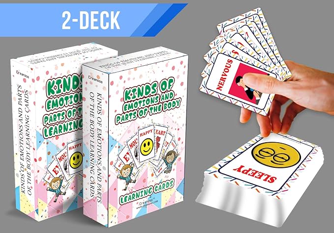Creanoso US Schools and Learning Flash Cards Series (2-Deck)