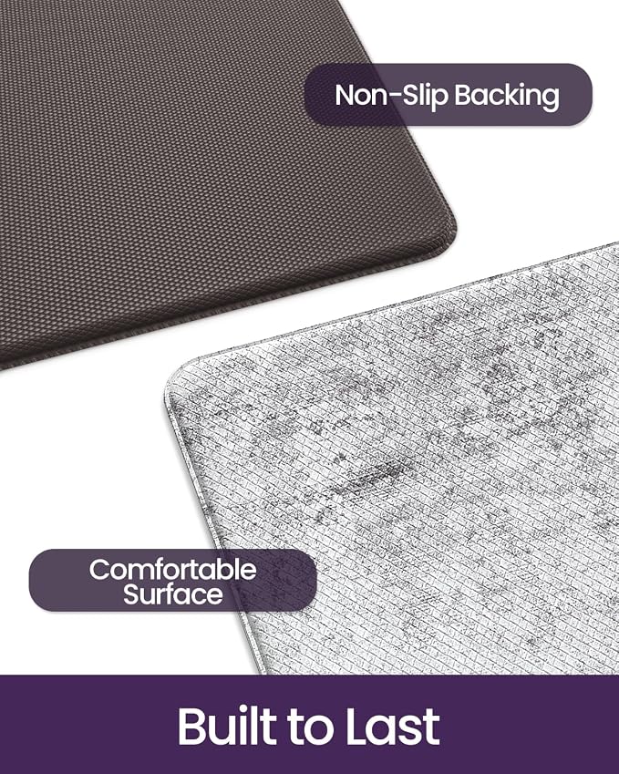 DEXI Kitchen Mats Cushioned Anti Fatigue, 23x107 Floor Padded Runner Rug Non - Image 9
