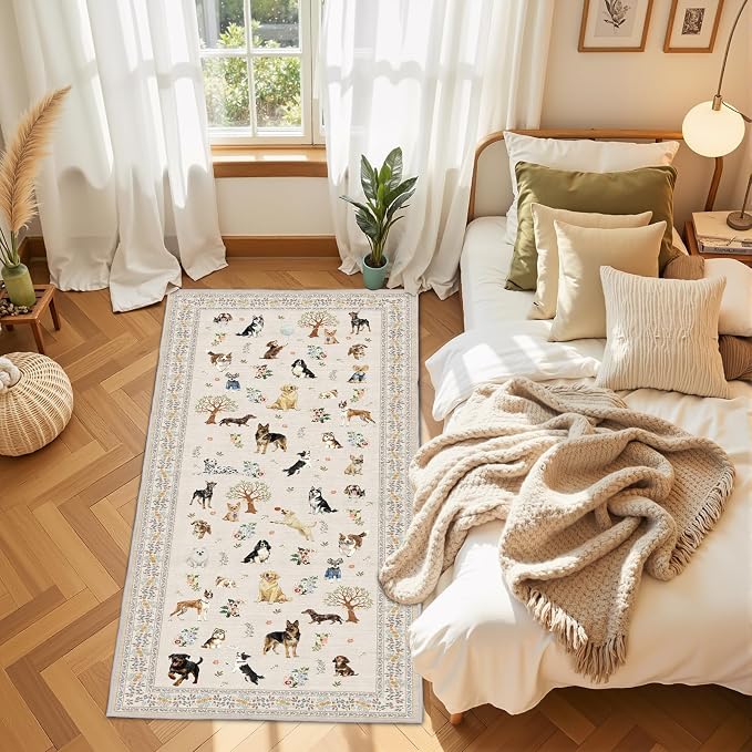 Dog Rug Runner for Hallways Kitchen 2x6, Non Slip Washable Rugs - Image 5