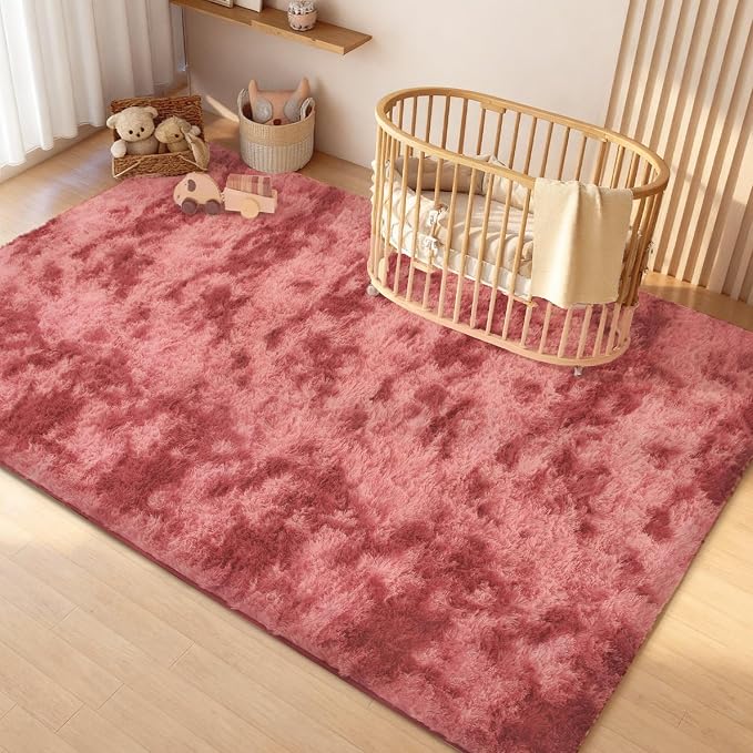 Litanika 4x6 Fluffy Shag Faux Fur Area Rug - Image 4