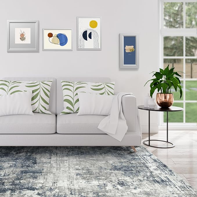 8x10 Area Rugs for Living Room Rug Washable: Modern Large Rug for Dining Room - Image 3