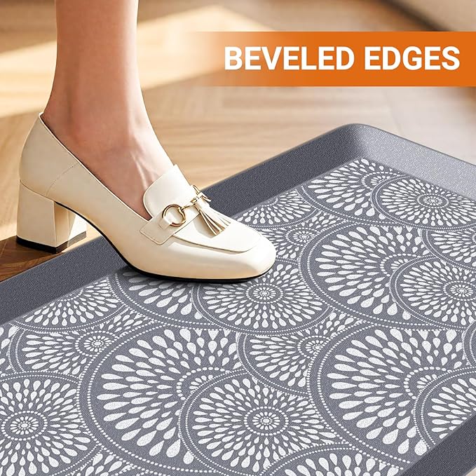 Mattitude 4/5 Inch Kitchen Mat, 20x42in Heavy Duty Ergonomic Comfort Foam - Image 6
