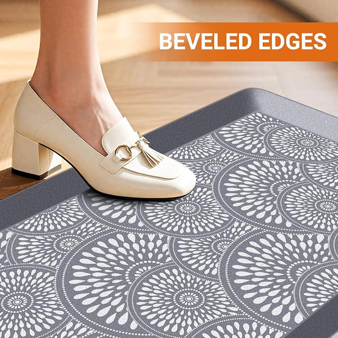 Mattitude 4/5 Inch Kitchen Mat, 17.3x28in Heavy Duty Ergonomic Comfort Foam - Image 6