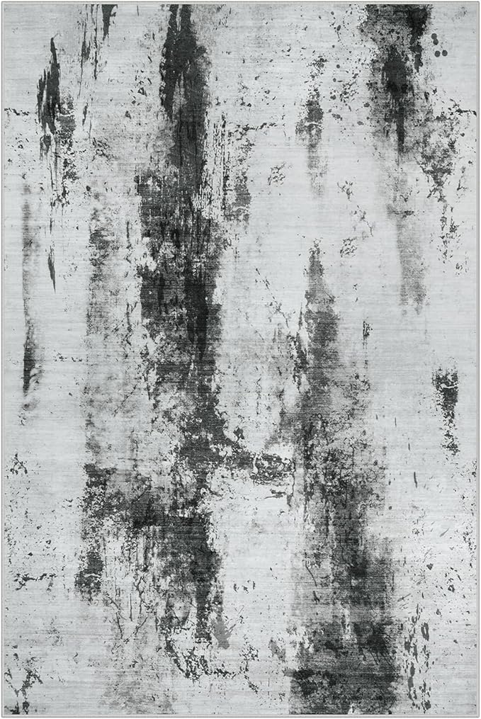 10x14 Area Rugs Washable Rug: Modern Abstract Living Room Rug Soft Anti-Skid - Image 3