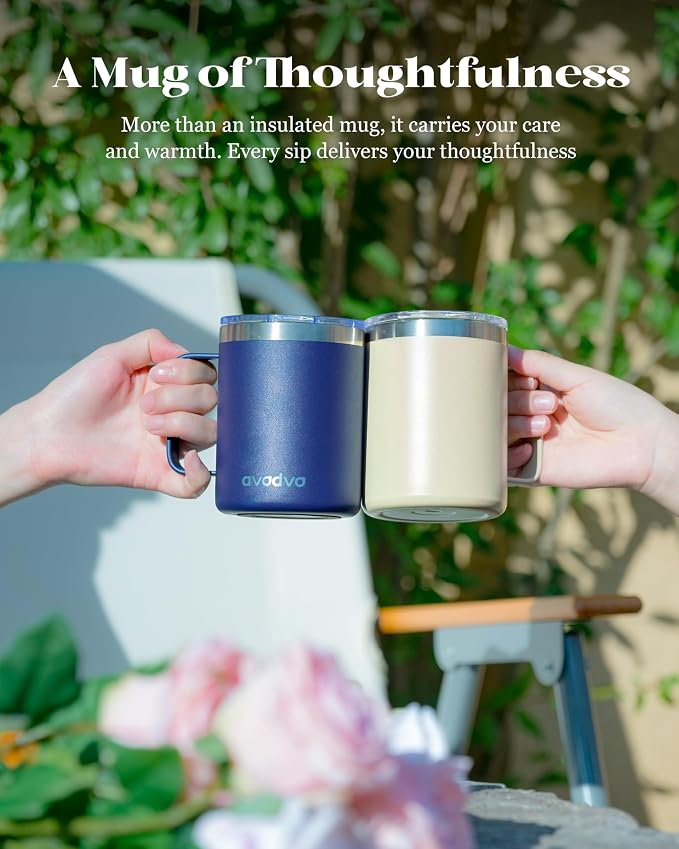 2 Pack 12oz Insulated Coffee Mug - Image 8