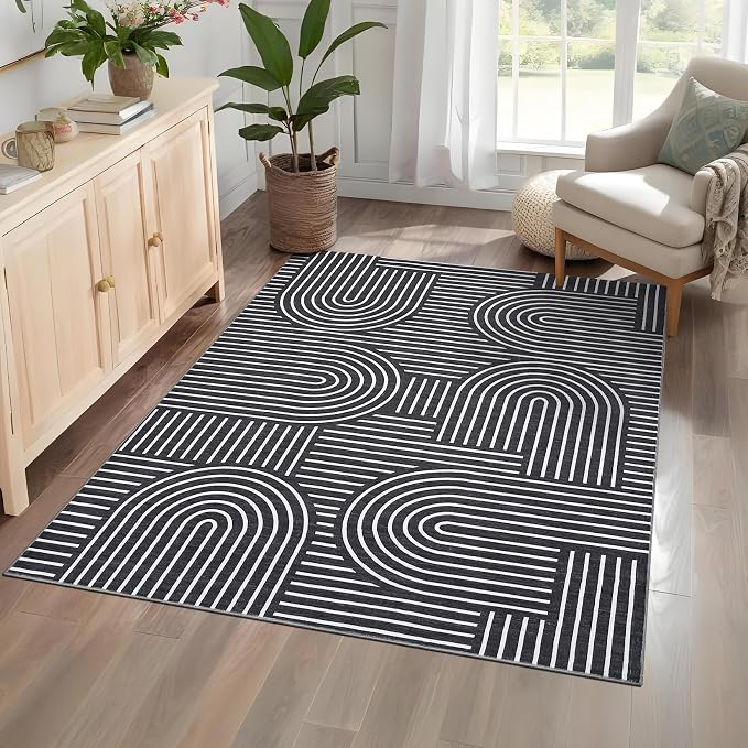ROYHOME Washable Rug 4x6 Area Rugs - Image 4