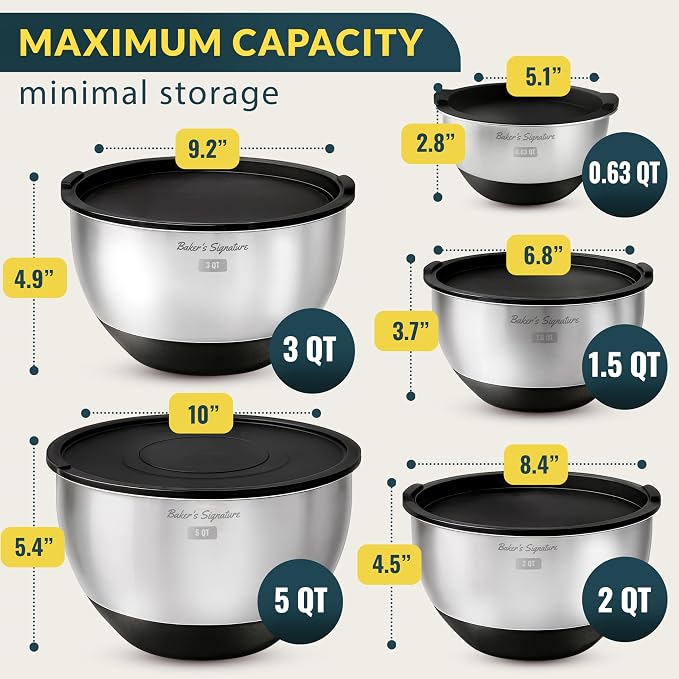 Stainless Steel Mixing Bowls - Image 2