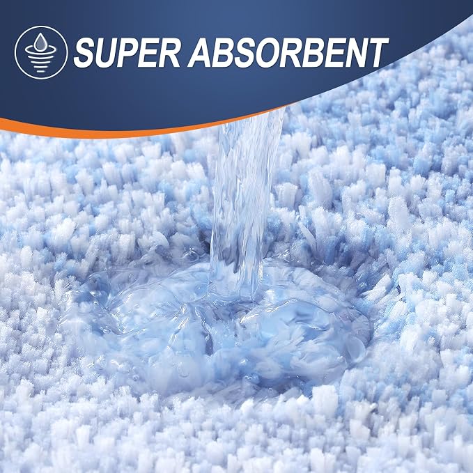 OLANLY Large Bathroom Rugs Mat 50x30, Extra Soft Absorbent Microfiber Bath Rugs - Image 4