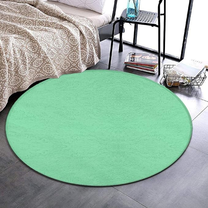 Large Round Area Rug Home Decor Modern Bathroom Rug Kitchen Office Circle Rug - Image 2