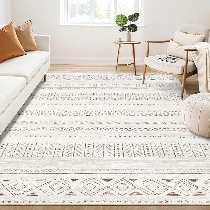 cotiled 6x8 Area Rugs Living Room Rug: Washable Boho Rugs - Image 7