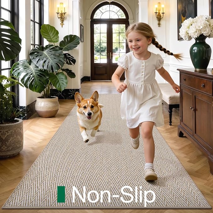 LUMI Ultra Thin Runner Rug for Hallway 2.3'x12', Non-Slip Entryway Rug - Image 4