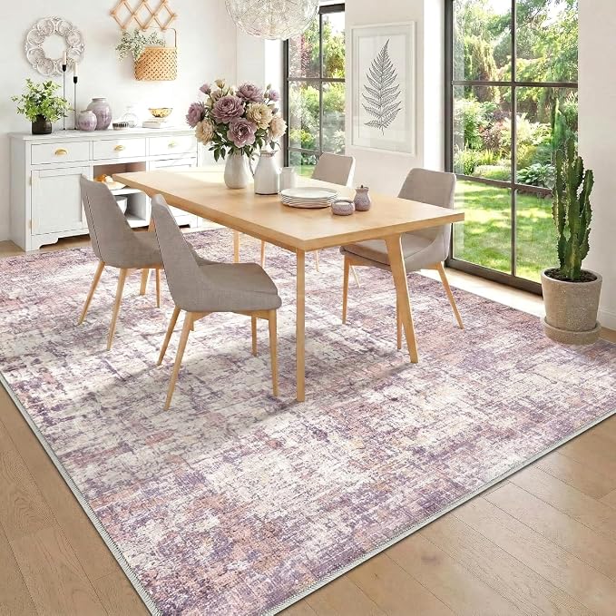 10x12 Area Rugs Washable Living Room Rug-No Slip Soft Carpets Modern Abstract - Image 6