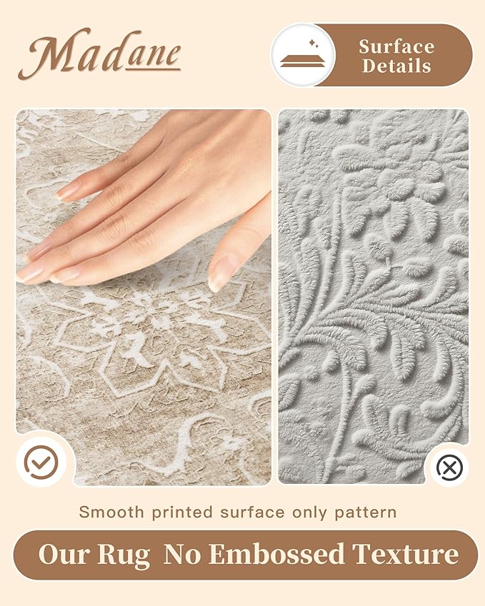 Madane Rug Runner for Hallways 2.5x8, Washable Kitchen Runner Rugs - Image 4