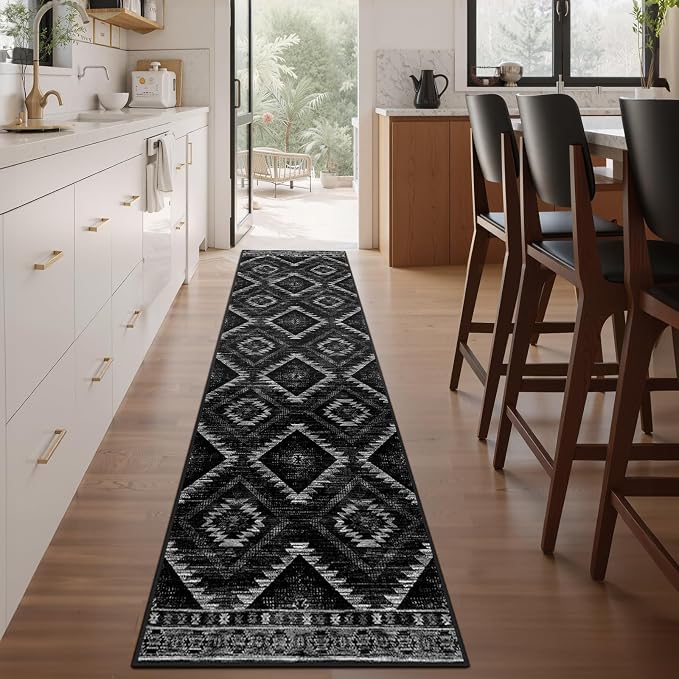 BESTSWEETIE Area Rug 2x6 Rug Machine Washable Non-Slip Low Pile Print Pattern - Image 8