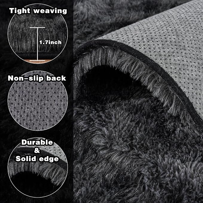 Area Rugs 10x14 for Living Room, Ultra Soft Fluffy Rugs for Bedroom, Non-Slip - Image 5