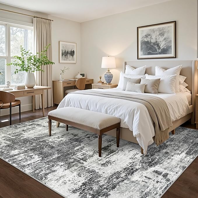 10x14 Area Rugs Living Room Rugs: Large Washable Rug - Image 3