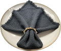 Napkin Rings Set of 6, Family Dinner, Thanksgiving, and Party by Kintyno