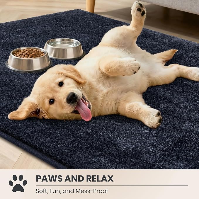 PURRUGS Easy Care Area Rug 4.5ft x 7ft, Non-Slip Washable Entryway Rug - Image 3