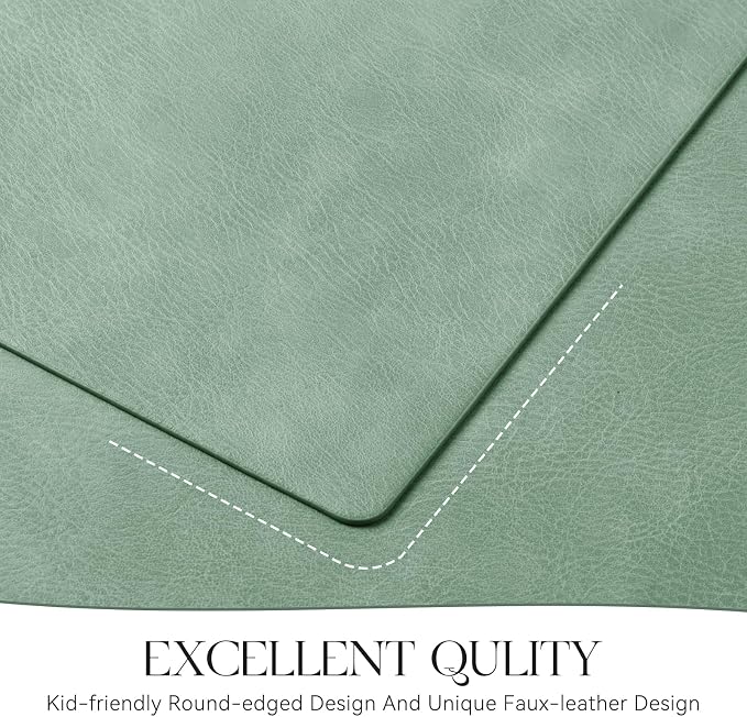 MOSAYT Vinyl Placemats Set of 8-12 X 17 Inch - Image 5