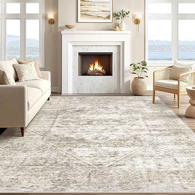 Vintage Living Room Area Rug 6x9 - Image 5