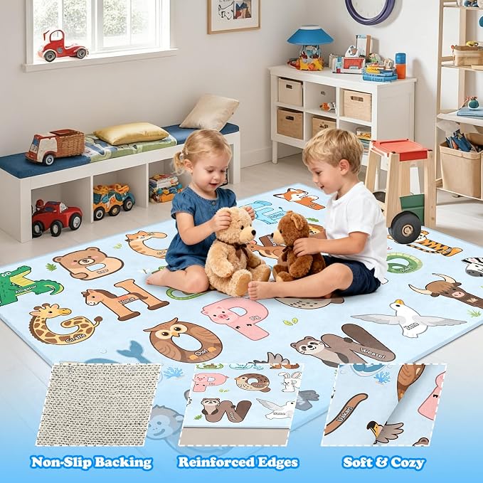Kids Rugs for Playroom Classroom - Image 3