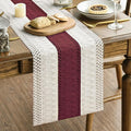 Artoid Mode Red Farmhouse Rustic Christmas Table Runner 12x60 Inch | Seasonal by ArtoidMode