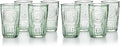 Bormioli Rocco Romantic Set Of 4 Cooler Glasses, 16 Oz. Colored Crystal Glass by Bormioli+Rocco