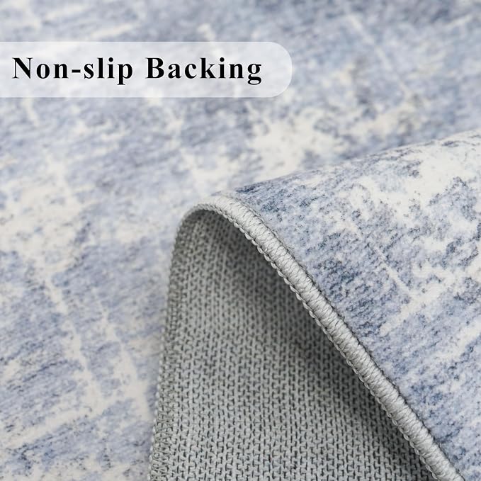 Washable 12ft Hallway Runner Rug: Non-Slip 2'6x12 Kitchen Rugs Low-Pile - Image 3