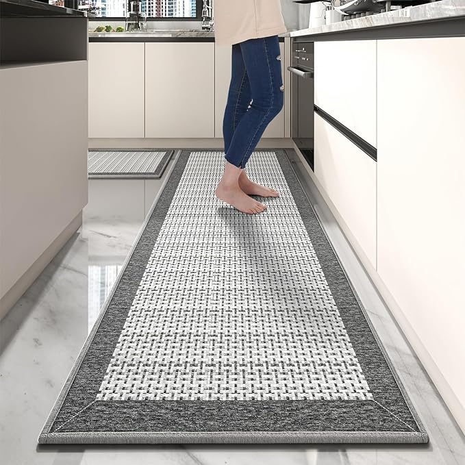 PADOOR Non Slip Kitchen Rugs Sets of 2 by PADOOR