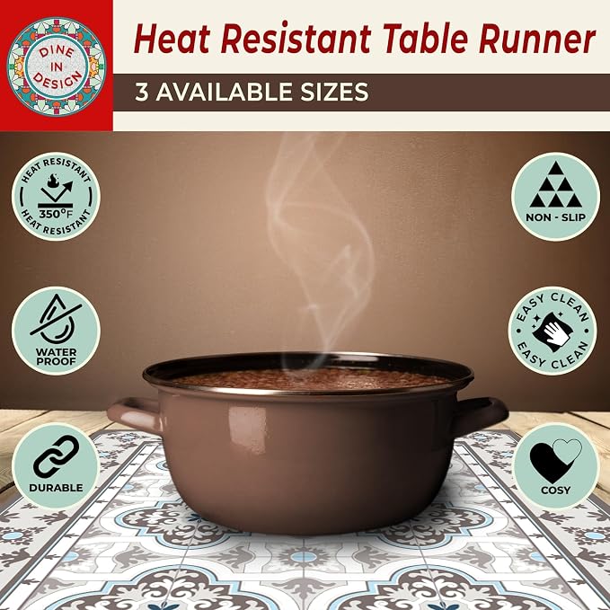 Heat Resistant Table Runner, 53 x 14 Inch - Image 5
