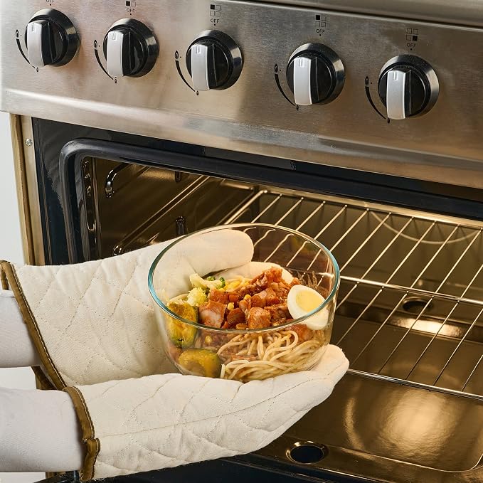 14-Piece Glass Food Storage Containers Set | 1-Cup & 2-Cup, Leakproof | - Image 5