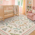 Hazo Haus Butterfly Area Rugs 5x7 by HazoHaus
