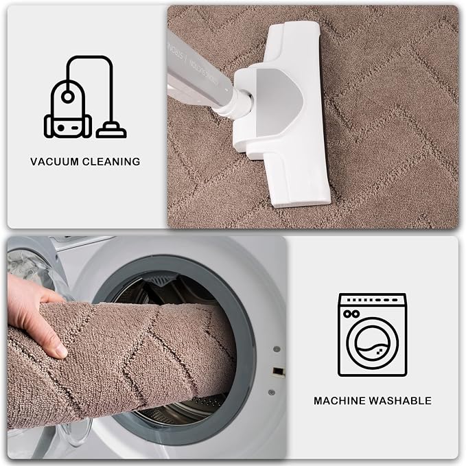 PURRUGS Dirt Trapping Door Mat 24" x 84", Non-Slip Machine Washable Entry Rug - Image 7