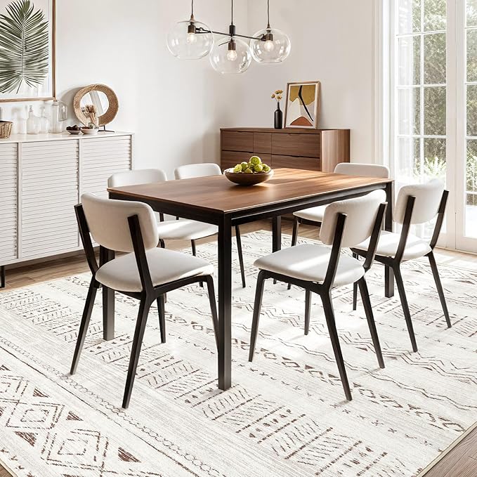 cotiled 5x7 Area Rugs Living Room Rug: Washable Boho Rugs - Image 6