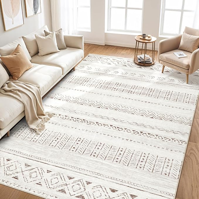 cotiled 6x9 Area Rugs Living Room Rug: Washable Boho Rugs - Image 6