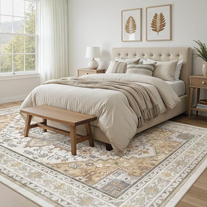 UERMEI 10x14 Area Rug for Living Room - Image 4