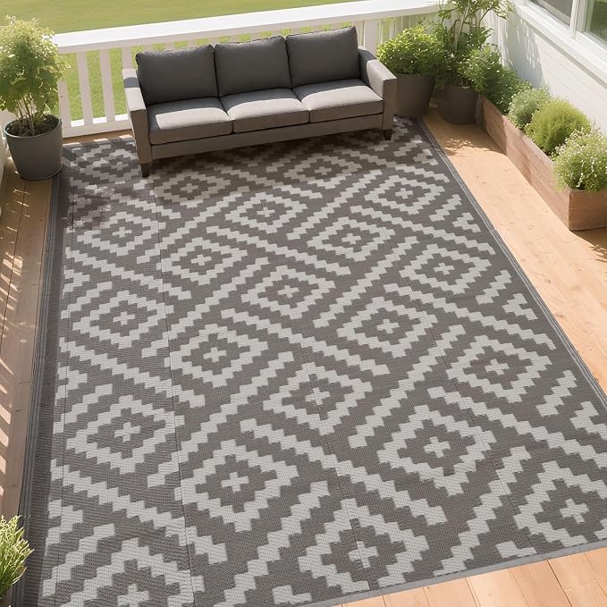 RURALITY Outdoor Rugs 8x10 Feet - Image 3