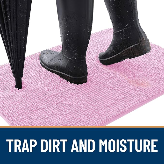 OLANLY Dog Door Mat for Muddy Paws 70x35, Absorbs Moisture and Dirt, Absorbent - Image 2