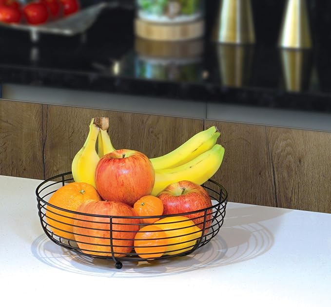 Countertop Fruit Bowl, Wire Basket - Image 9